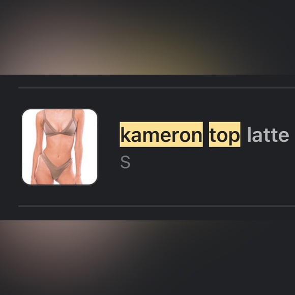 NWT oneone Kameron top latte - Picture 4 of 4